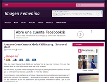 Tablet Screenshot of imagenfemenina.com